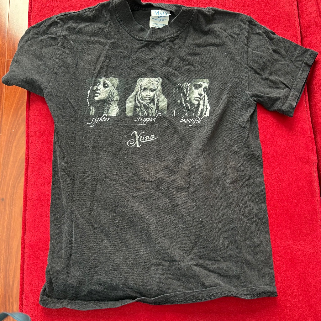 Vintage Christina Aguilera Concert TShirt Small Vintage Christina Aguilera Concert TShirt Small